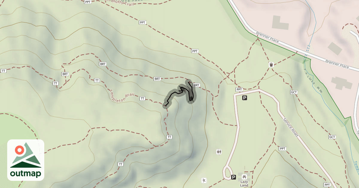 Map of Templeton Trail