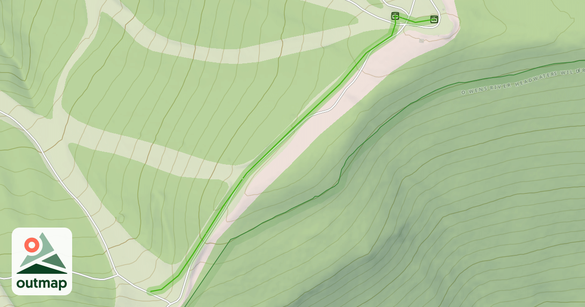 Map of Rainbow Ridge
