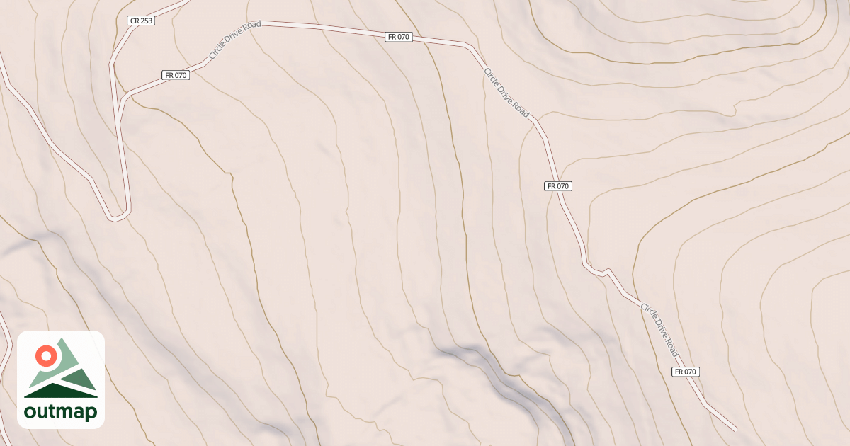 Map of CIRCLE DRIVE