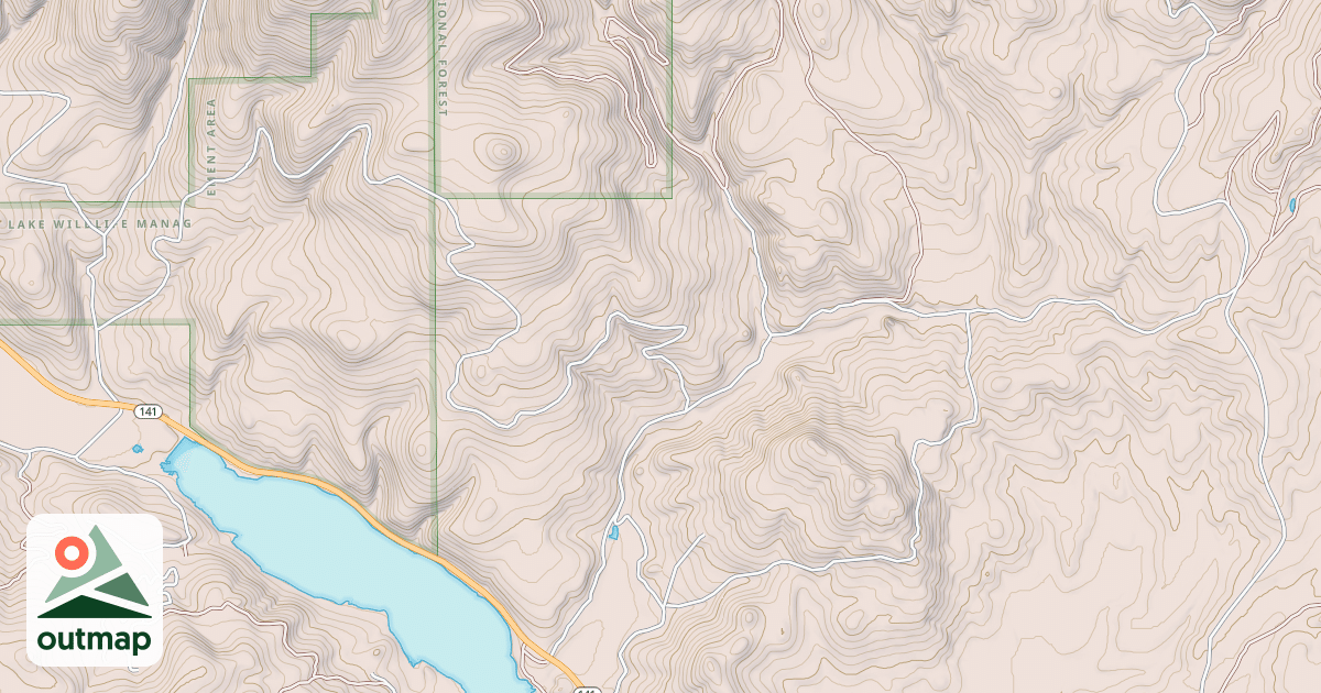 Map of CLEAR CREEK