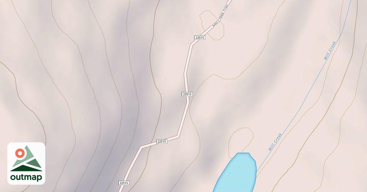Map of Mill Creek Trail