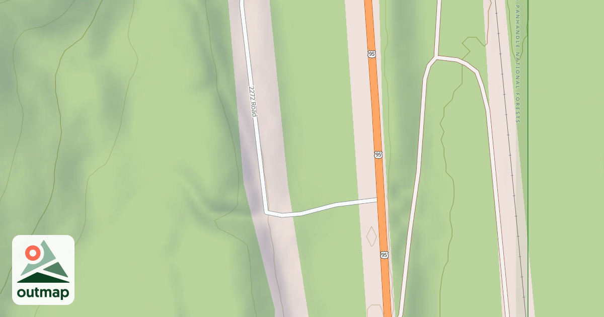 Map of LOWER HOGUE