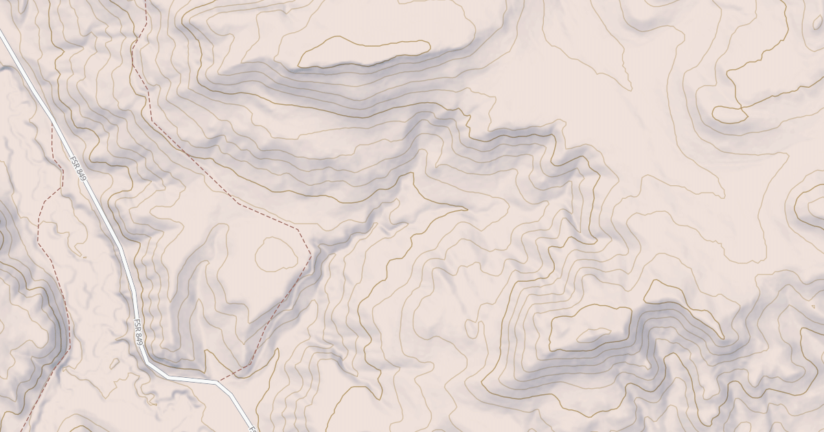 Map preview of USFS Motor Vehicle Use Map Trails 6252