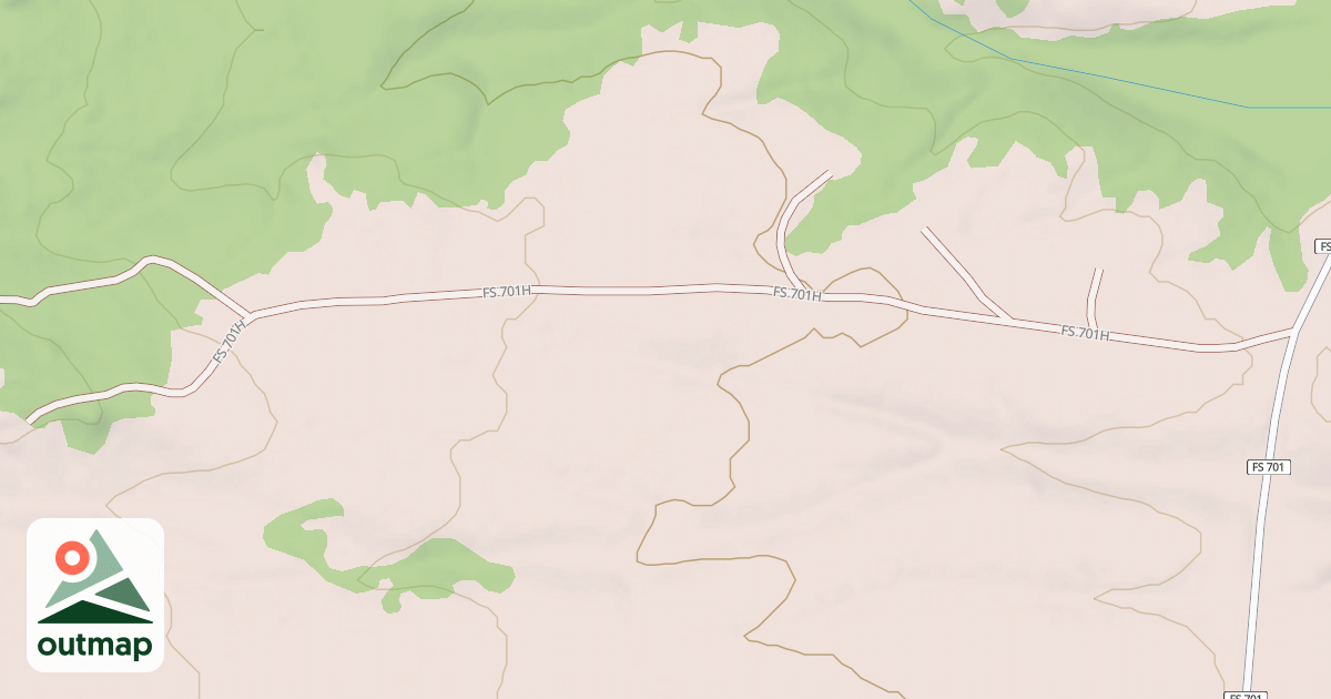 Map of DRY CROW SPRING RD