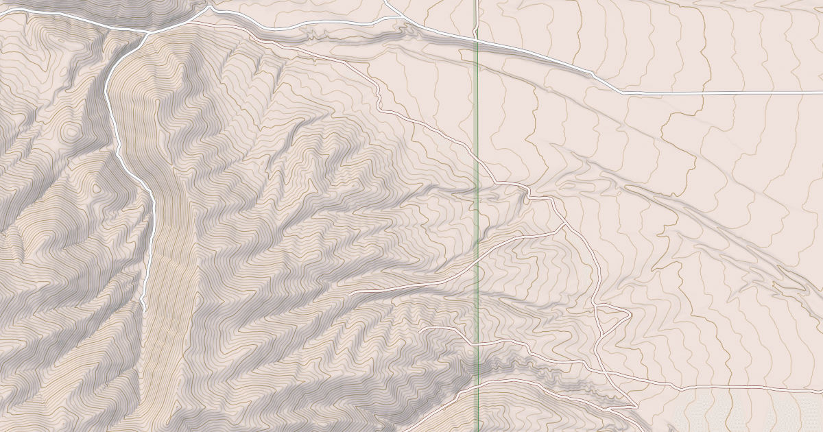 Map preview of EAST DRY-POLE CANYON