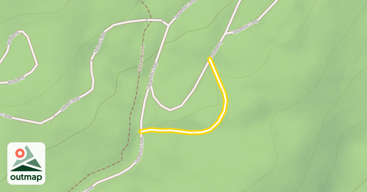 Map of Squamish Loop