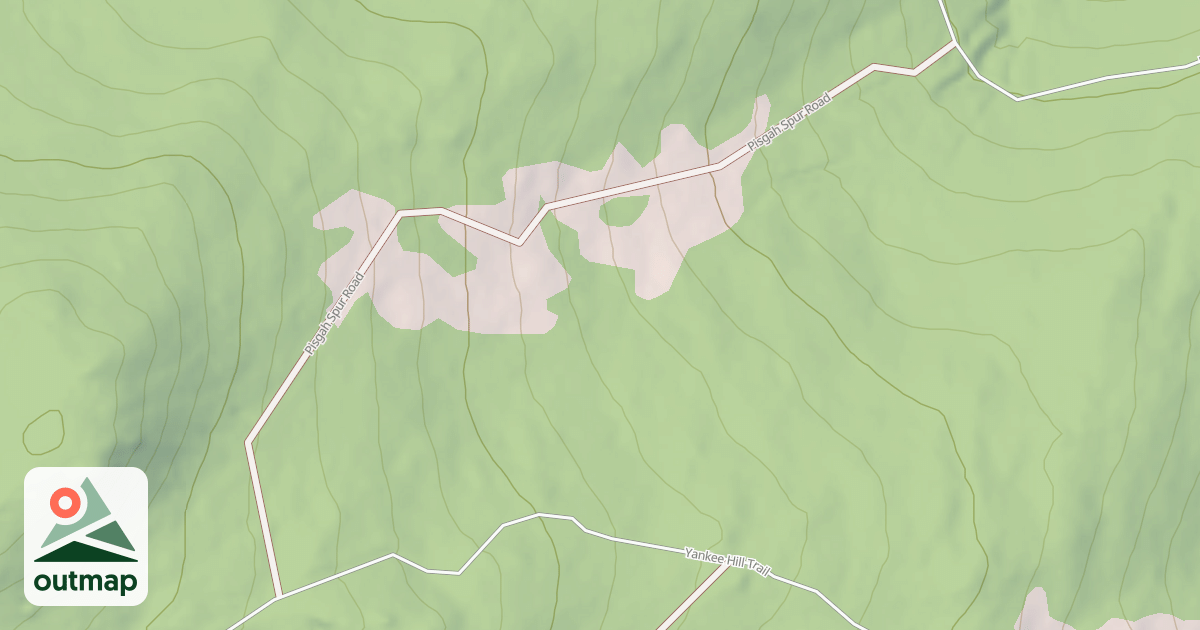 Map of PISGAH SPUR