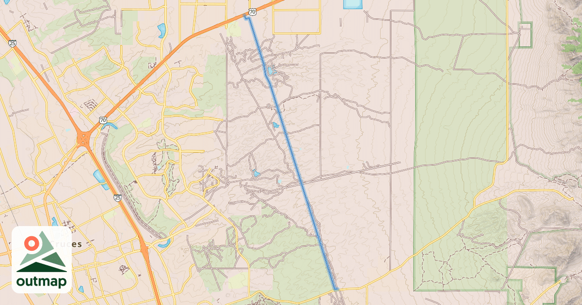 Map of Gasline Road