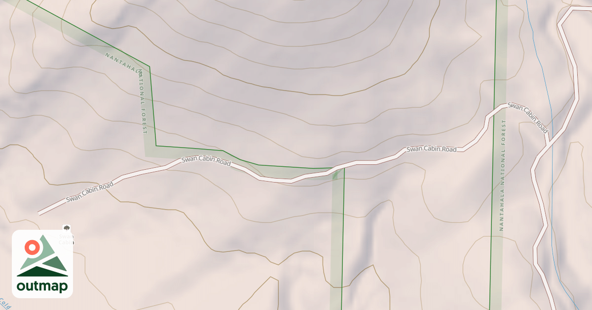 Map of SWAN CABIN