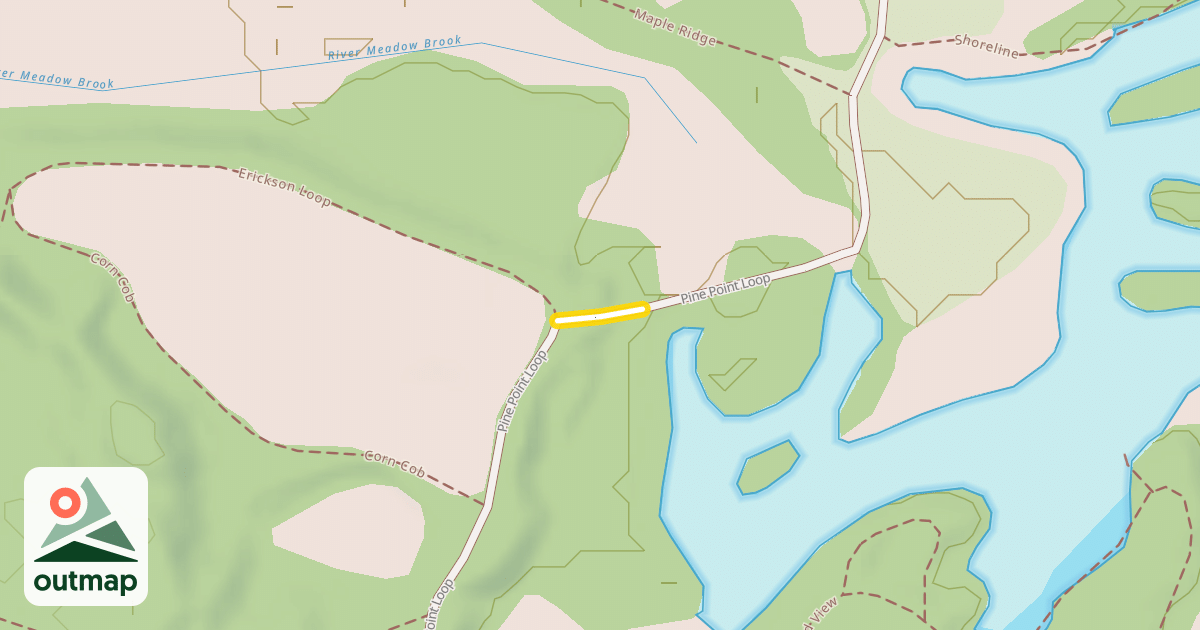 Map of Pine Point Loop