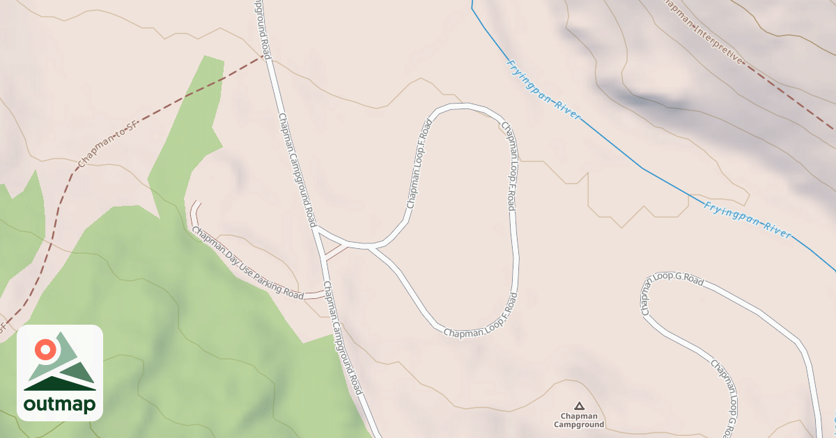 Map of CHAPMAN LOOP F