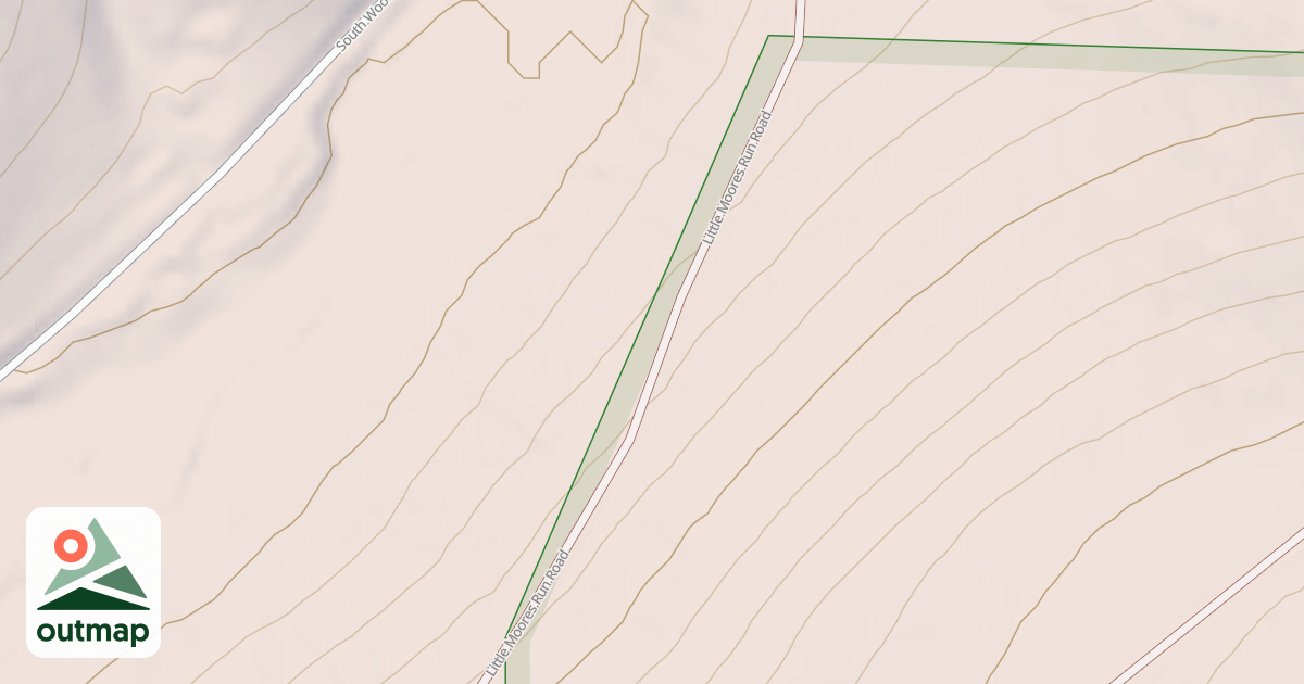 Map of Susquehannock State Forest Snowmobile Trails