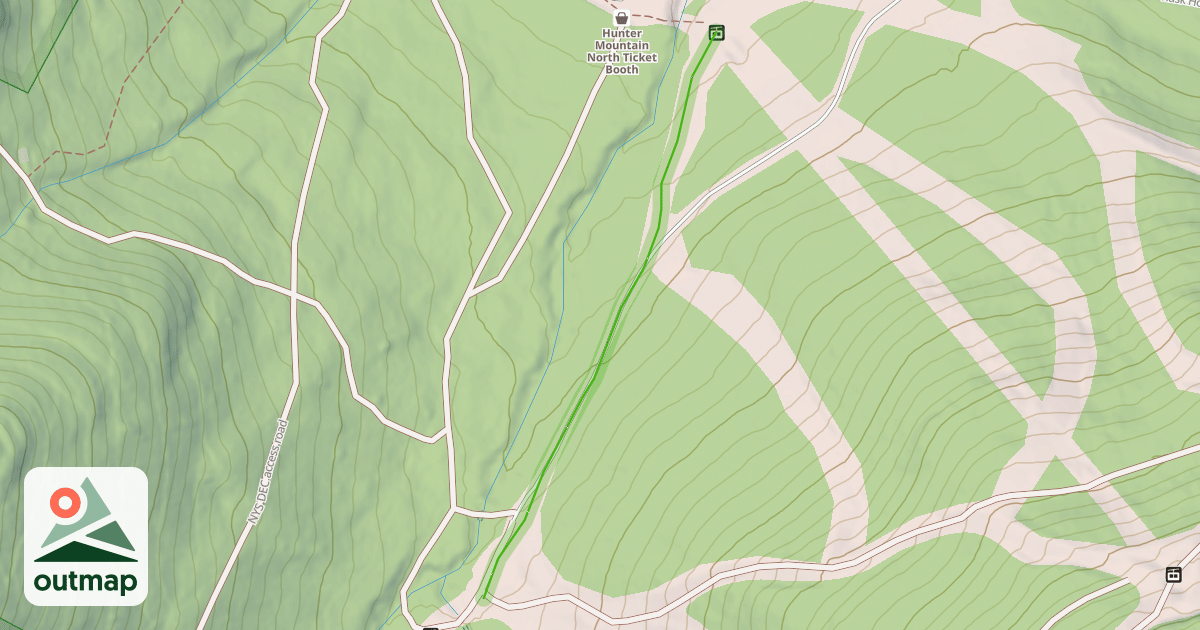 Map of Rusk Road