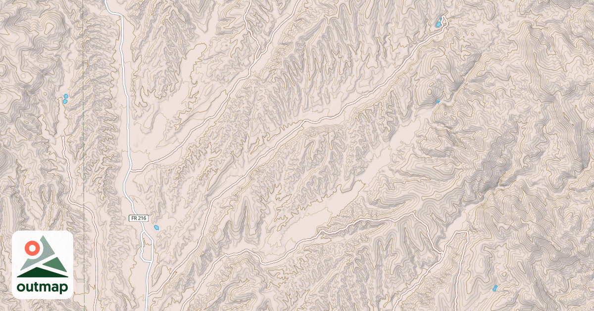 Map of AGUA CERCADA TANK