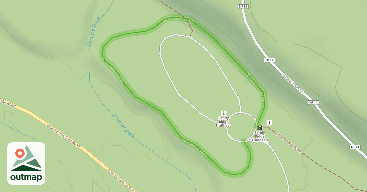 Map of Homestead Loop