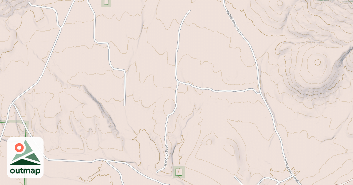 Map of USFS National Forest System Roads {3661AEBC-A0AB-4D37-AA84-94D39FA31F9F}