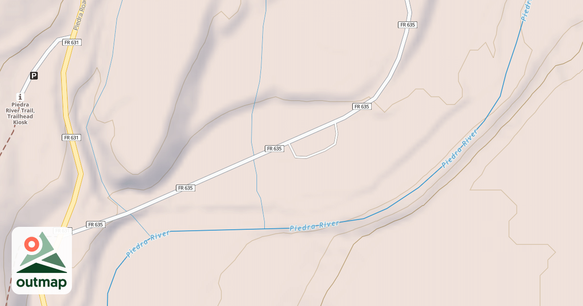 Map of PIEDRA PG