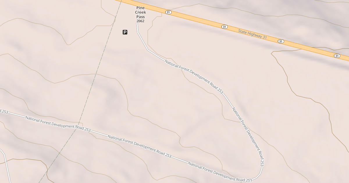 Map preview of UPPER RAINEY CREEK
