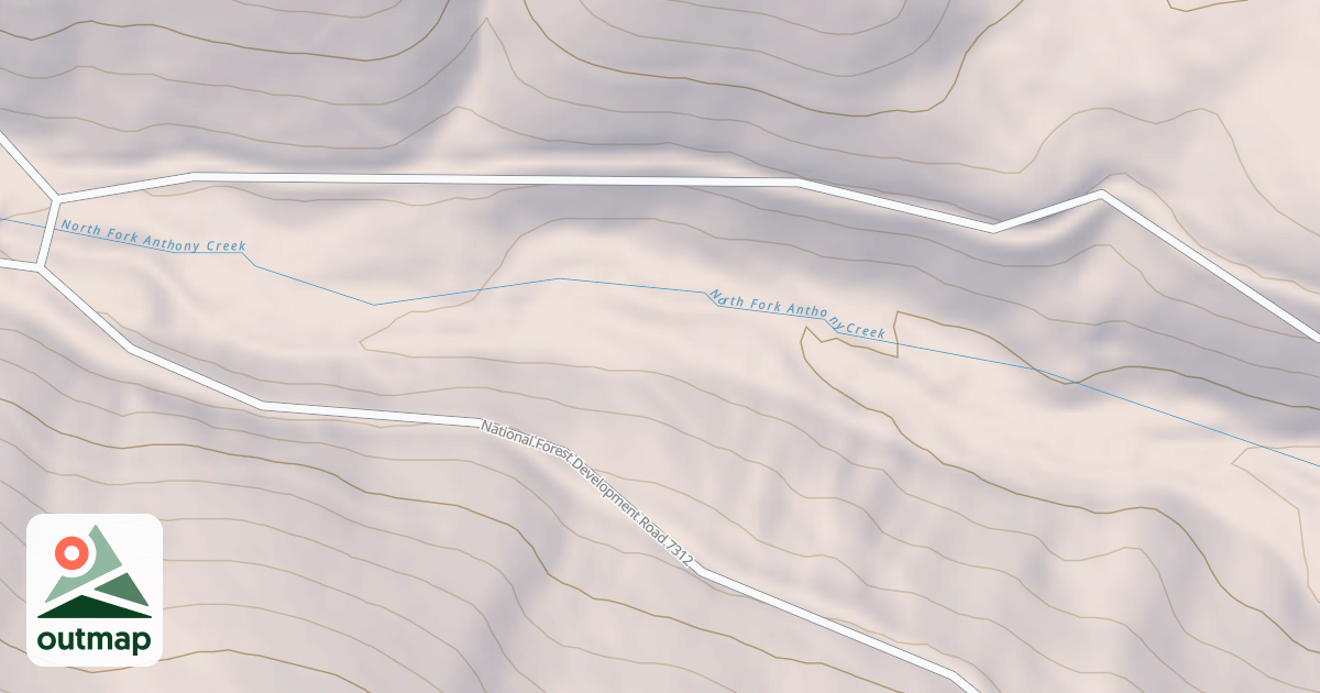 Map of USFS National Forest System Roads {5CCED52A-332C-4A71-83A7-DB4AEA478D81}