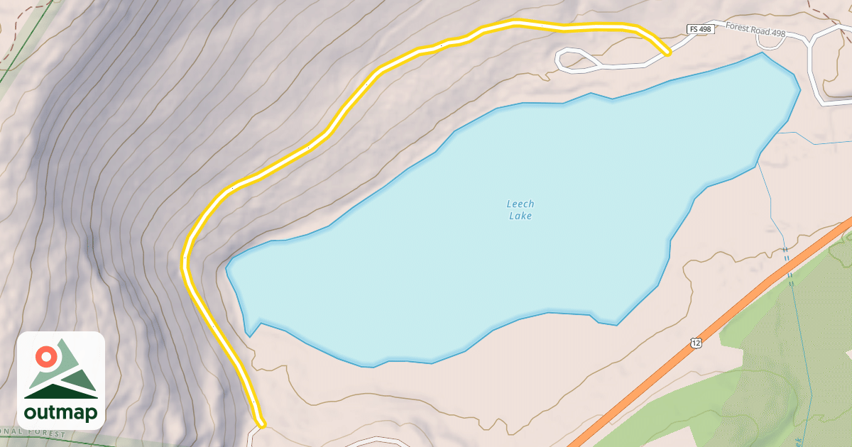 Map of Lake Loop