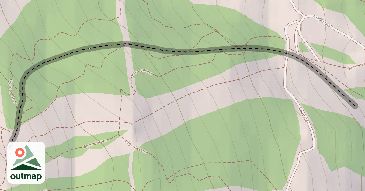 Map of Cahilty Glades