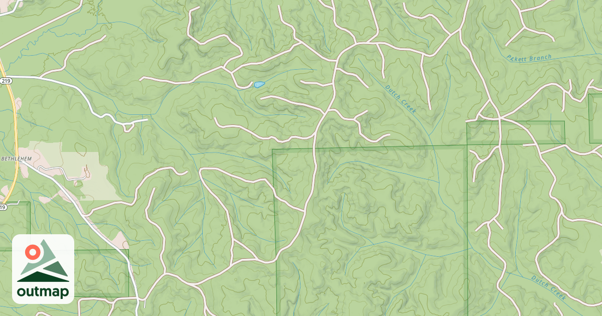 Map of ROCKY SINK