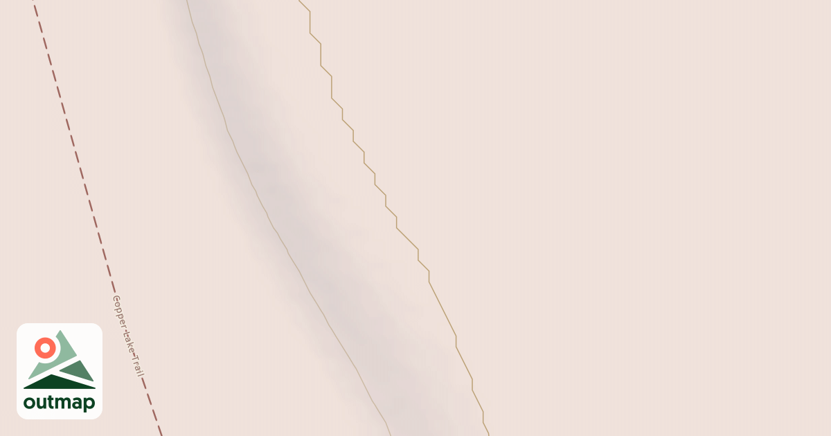Map of Copper Lake Trail