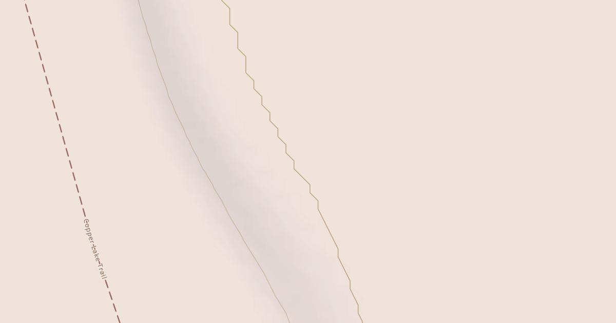 Map preview of Copper Lake Trail