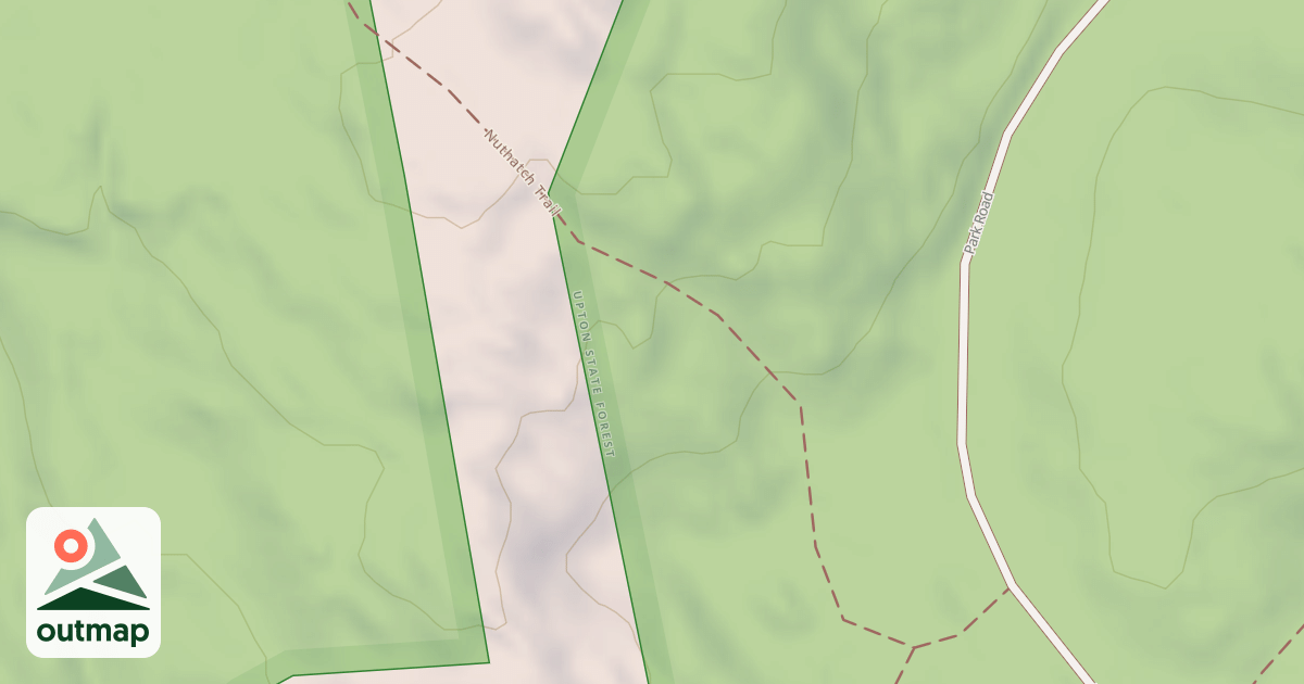Map of Nuthatch Trail