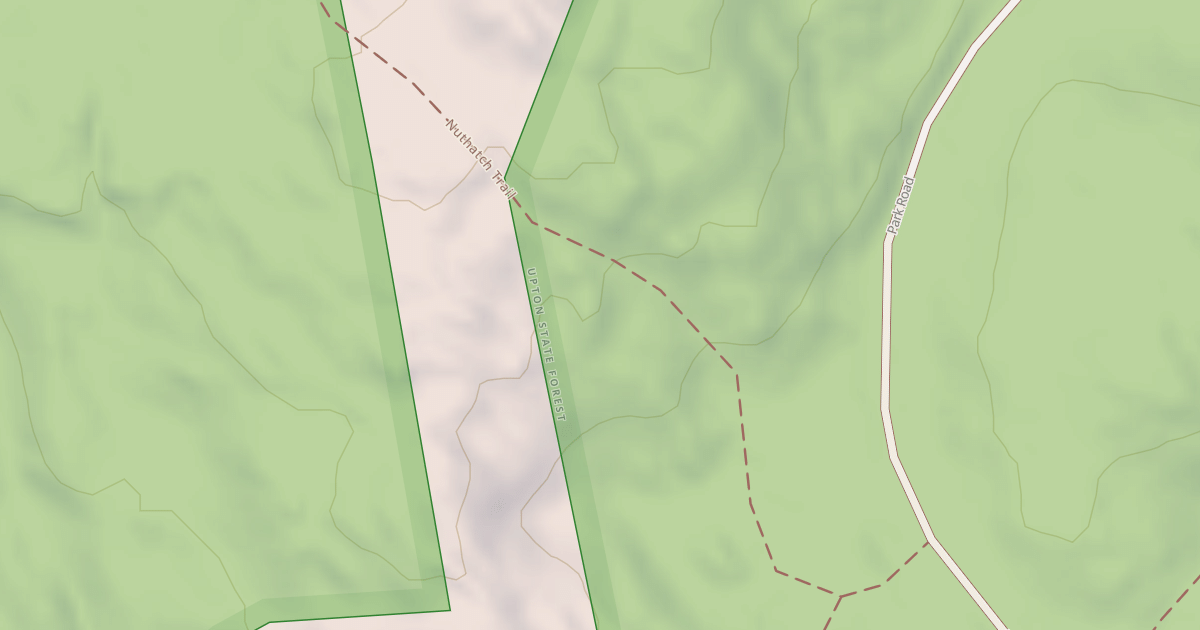 Map preview of Nuthatch Trail