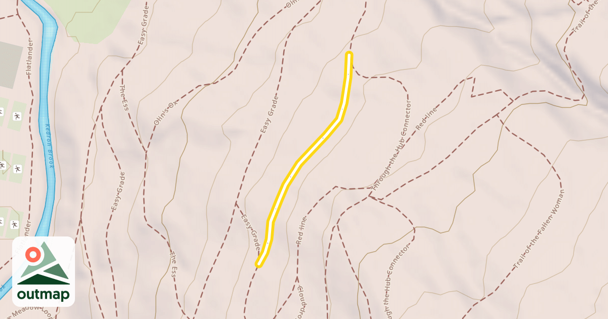 Map of Trail of the Fallen Woman