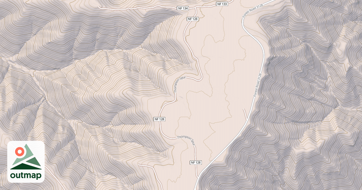 Map of THOMPSON SPR.