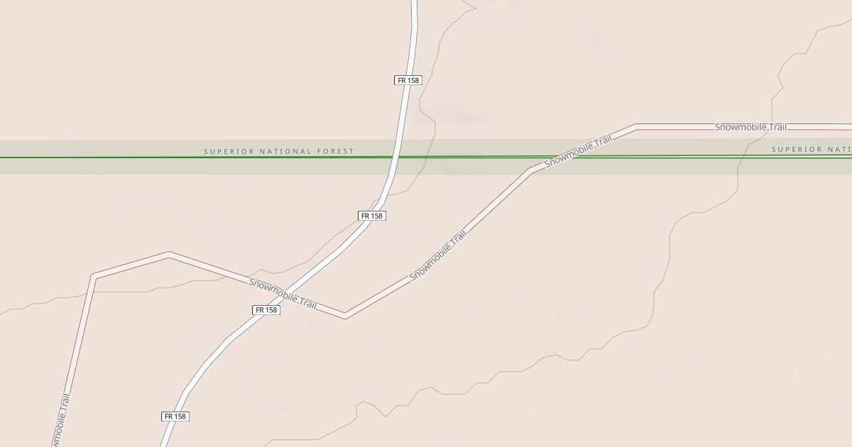Map preview of EXPRESSWAY SNOWMOBILE ROUTE