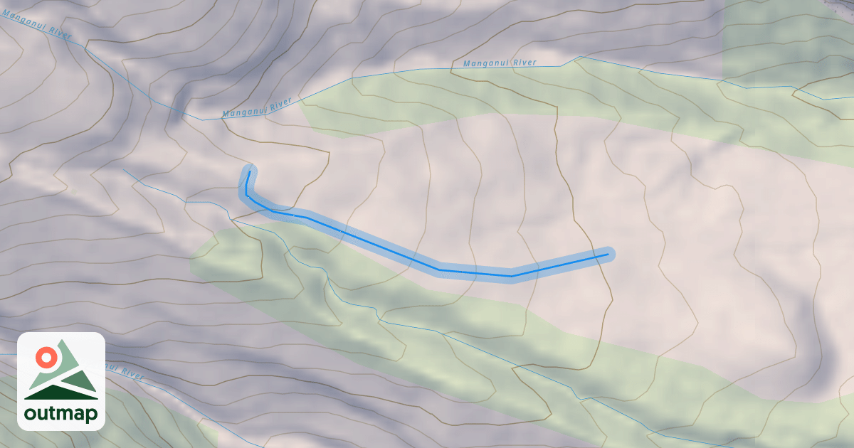 Map of Outlet Gully