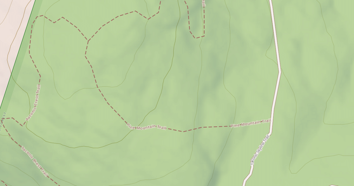 Map preview of Pine Mountain Trail