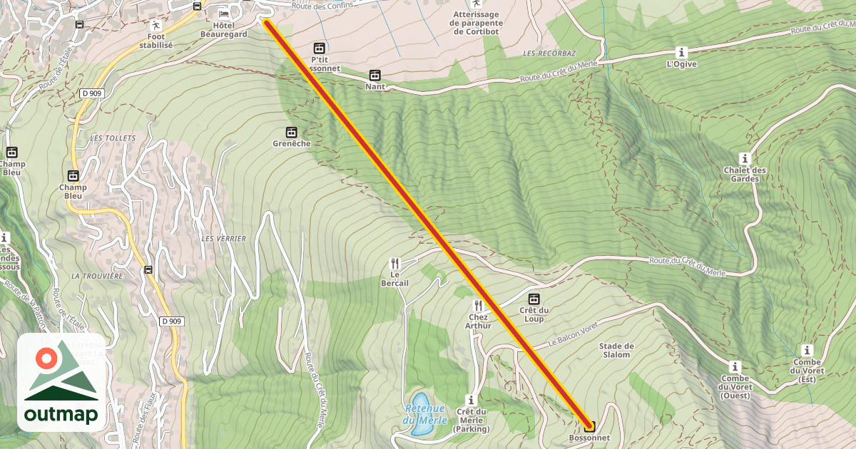 Map of Bossonnet
