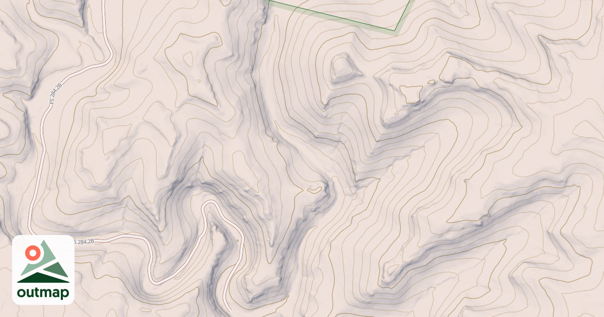 Map of ALKALI DRAW BR 2B