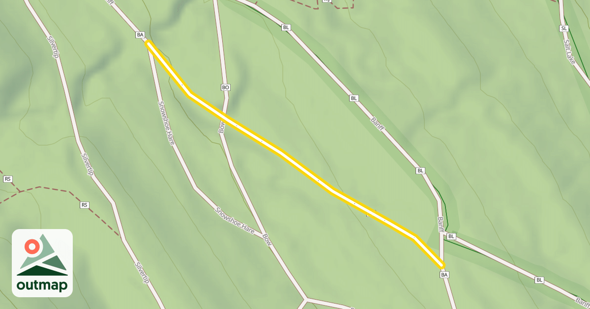 Map of Banff