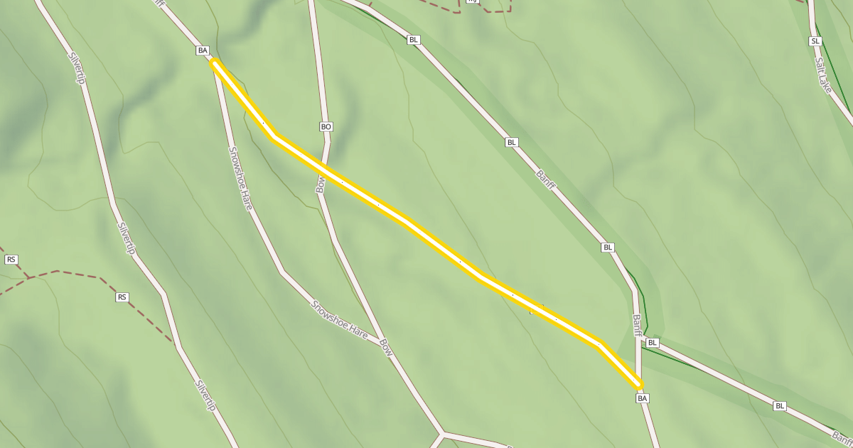 Map preview of Banff