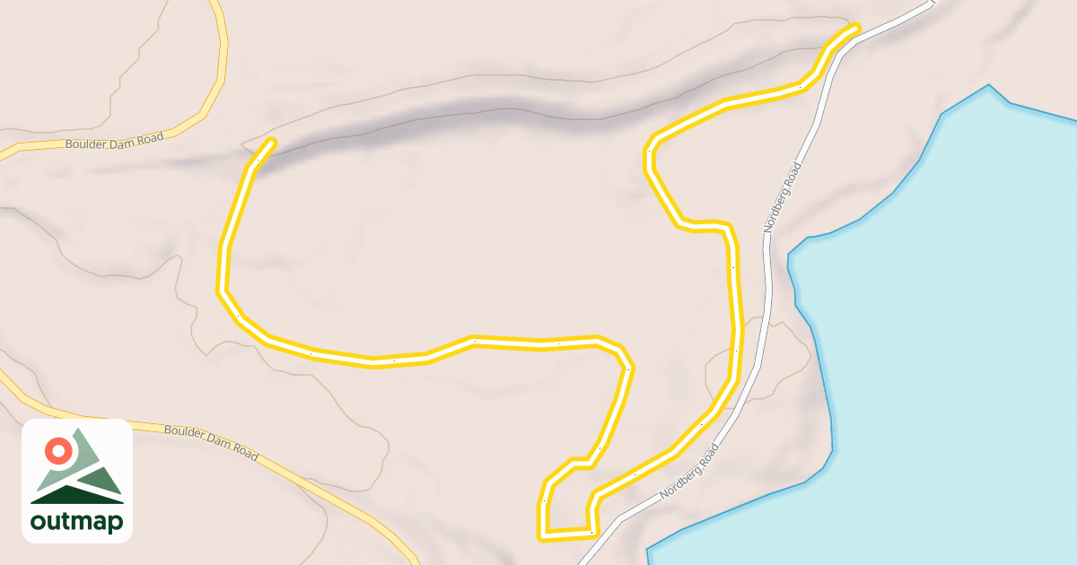 Map of Rolling Pin Trail