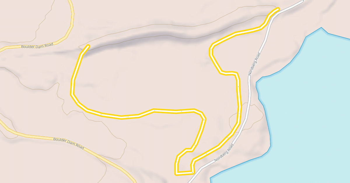 Map preview of Rolling Pin Trail
