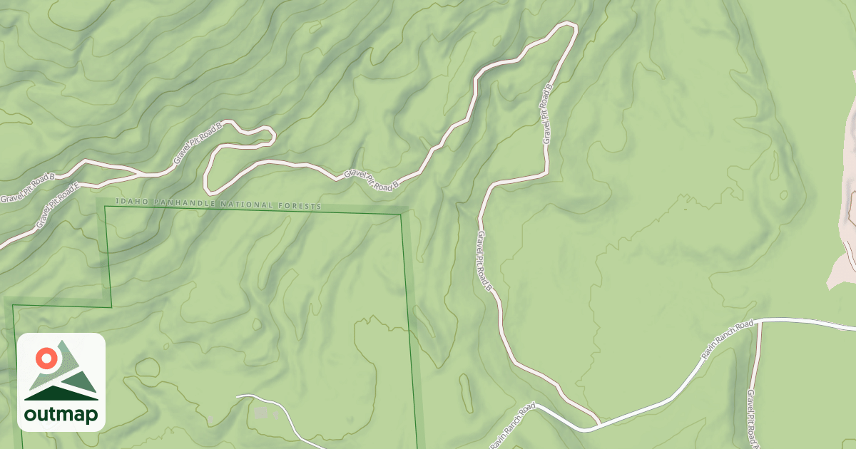 Map of GRAVEL PIT B