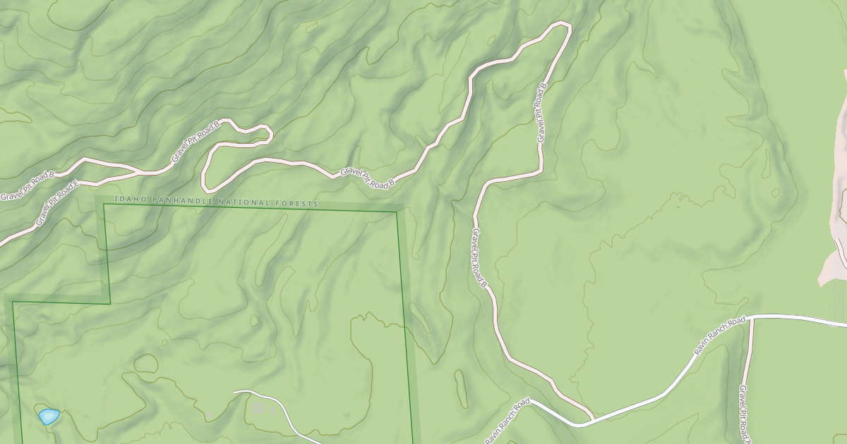 Map preview of GRAVEL PIT B