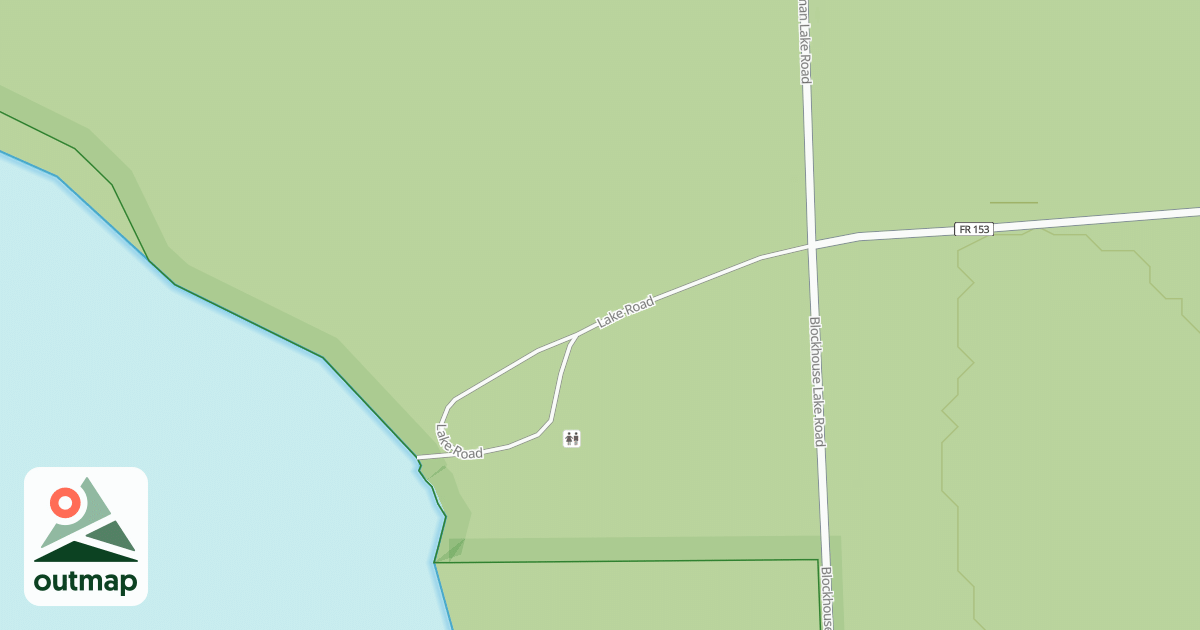 Map of BLOCKHOUSE LAKE LOOP