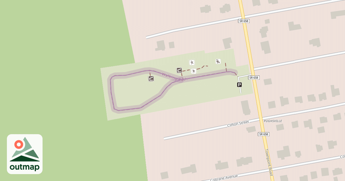 Map of Walking Path