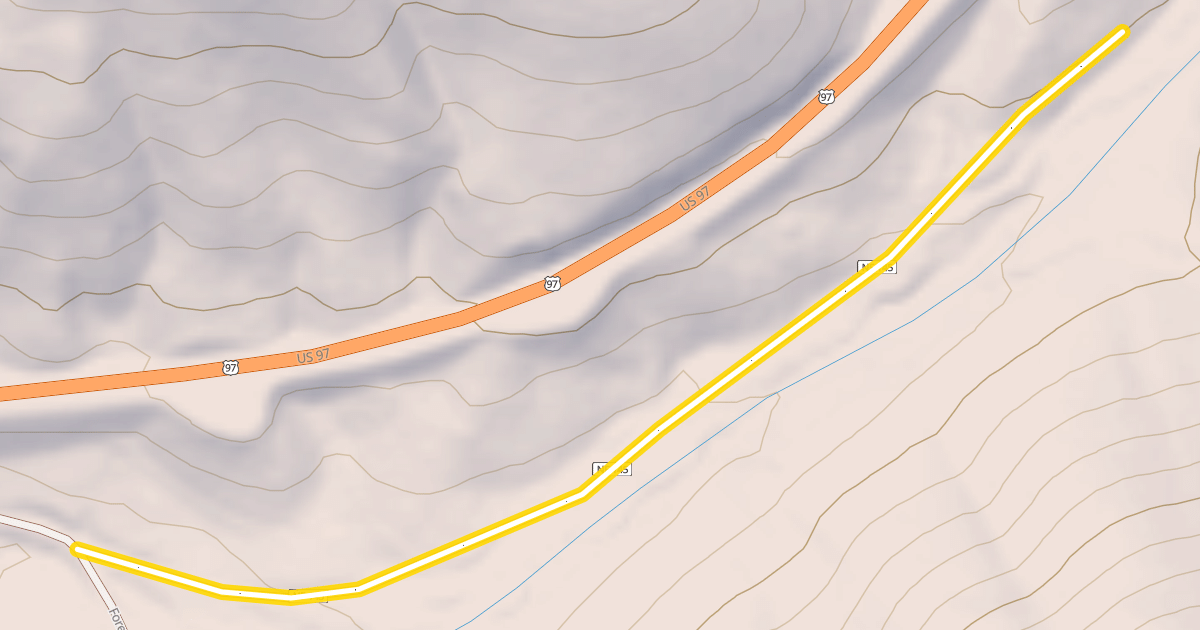 Map preview of Forest Road 9700-145