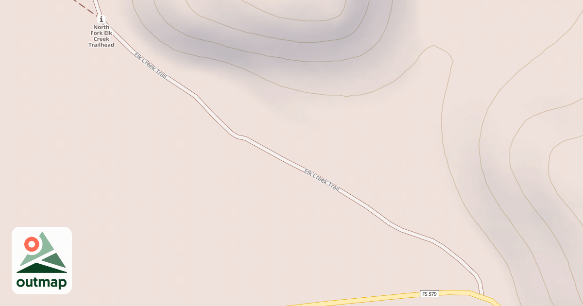 Map of CORDUROY MEADOWS / ELK TH