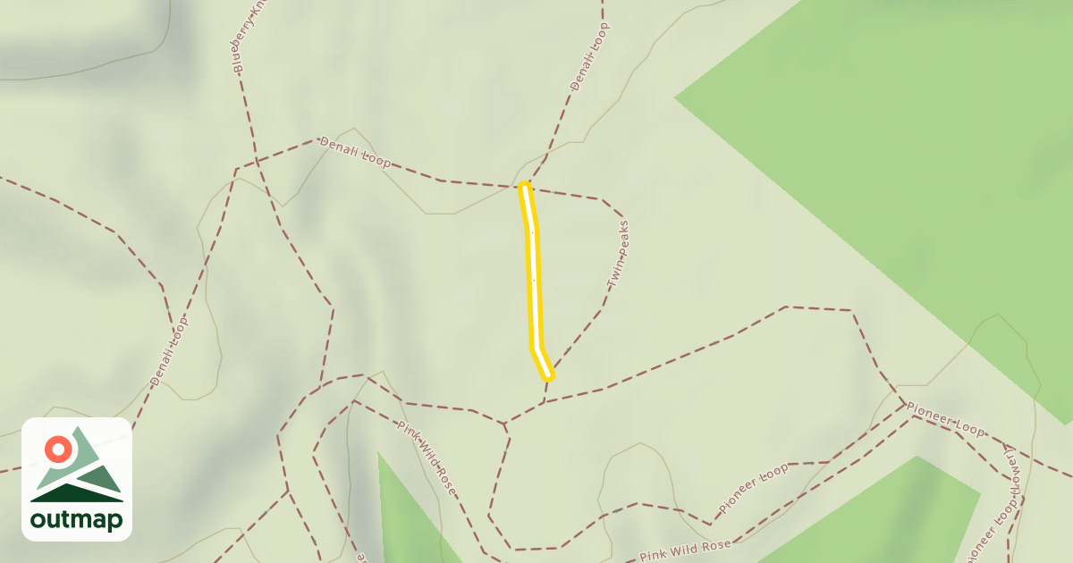 Map of Terrain Park Trail