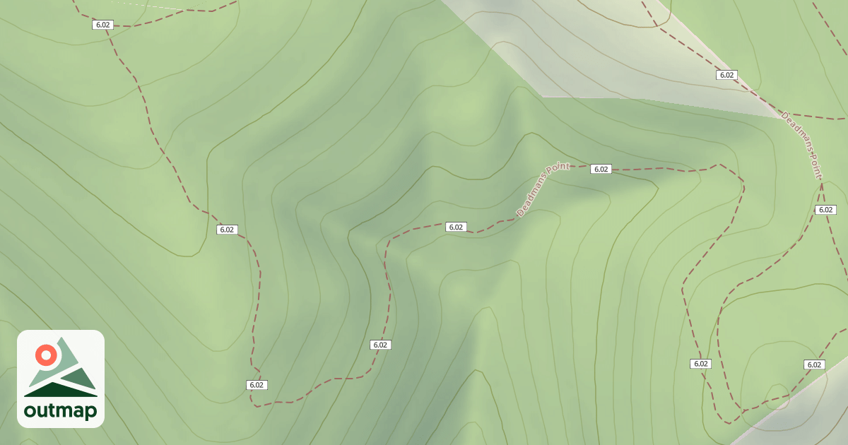 Map of DEADMAN RIDGE BYPASS