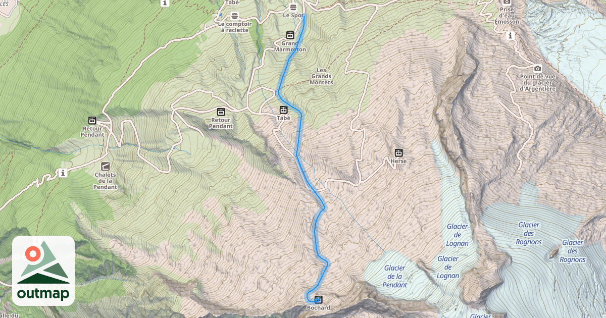 Map of Bochard